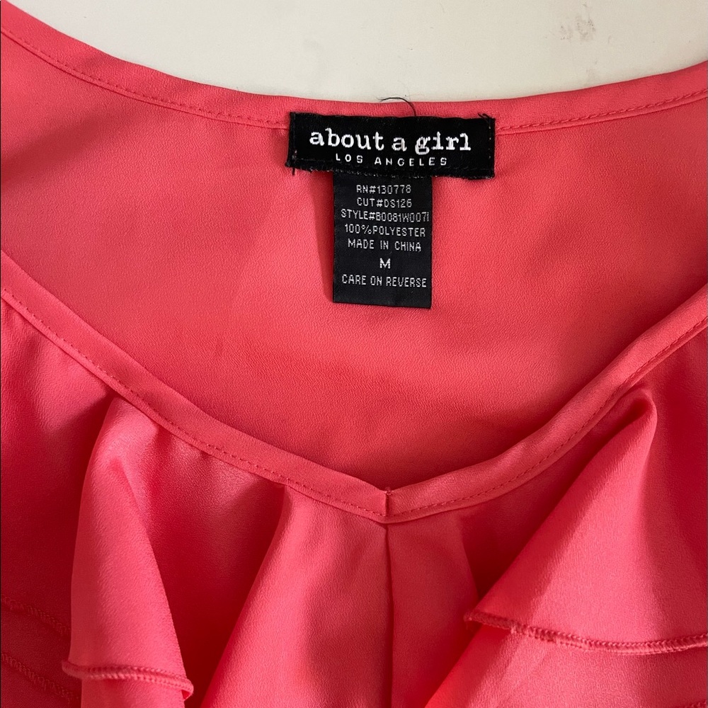 About A Girl Ruffle TankTop - Picture 3 of 4